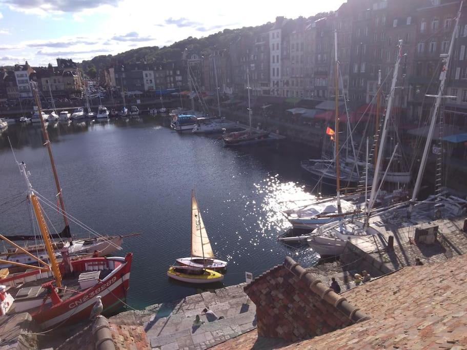 Cote Lavoir A Honfleur, Parking Prive, Ascenseur Eksteriør billede
